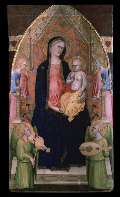 Vergine con bambino sul trono da Giovanni di Bartolomeo Cristiani