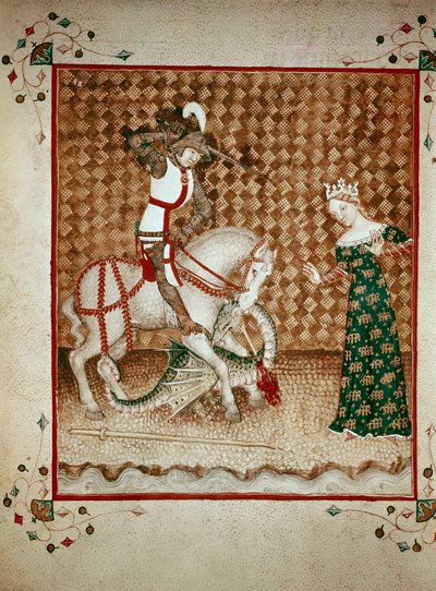 San Giorgio uccide il drago da Giovanni di Benedetto da Como