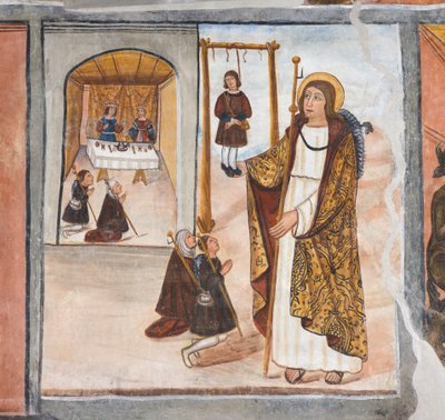 Il miracolo di San Giacomo a Santo Domingo de la Calzada da Giovanni di Cherasco Botoneri
