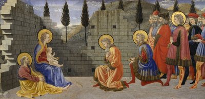 Adorazione dei Magi (dettaglio) da Giovanni di Francesco