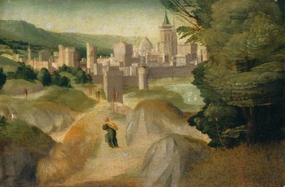 Scene di una leggenda, probabilmente c. 1515-1520 da Giovanni di Lorenzo Larciani