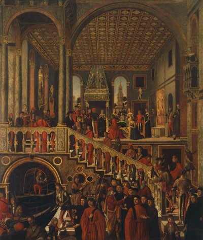 Guarigione miracolosa della figlia di Benvegnudo da Giovanni di Niccolo Mansueti