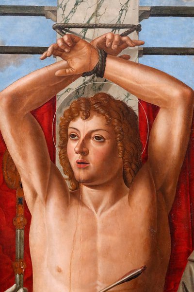San Sebastiano con i santi Liberale, Gregorio, Francesco e Rocco da Giovanni di Niccolo Mansueti