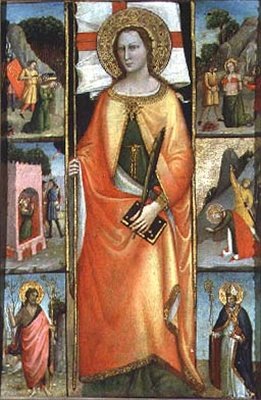 Santa Reparata, con Scene di Martirio e SS. Giovanni Battista e Nicola da Giovanni di Niccolo del Biondo