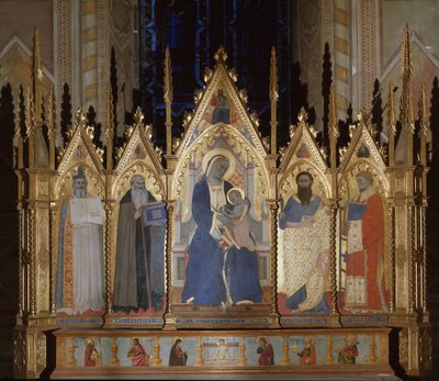 Vergine con i santi Agostino, Sant