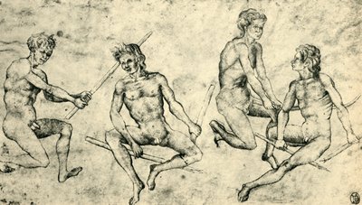 Quattro uomini nudi da Giovanni di Paolo