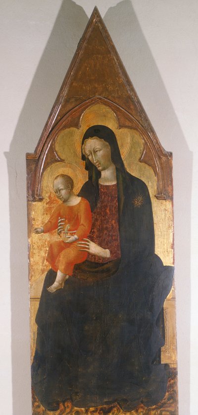Madonna con Bambino (dettaglio) da Giovanni di Paolo