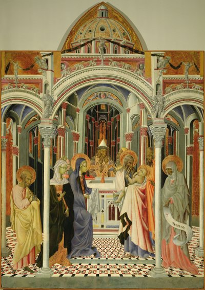 Presentazione di Gesù al Tempio da Giovanni di Paolo