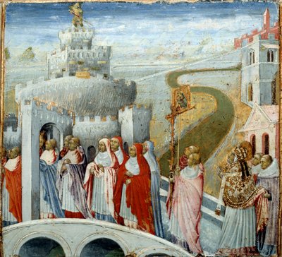 Processione di Papa Gregorio I detto il Grande al Castel Sant