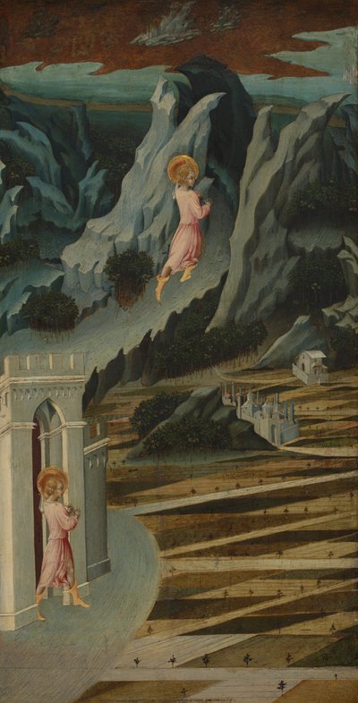 San Giovanni Battista nel deserto da Giovanni di Paolo