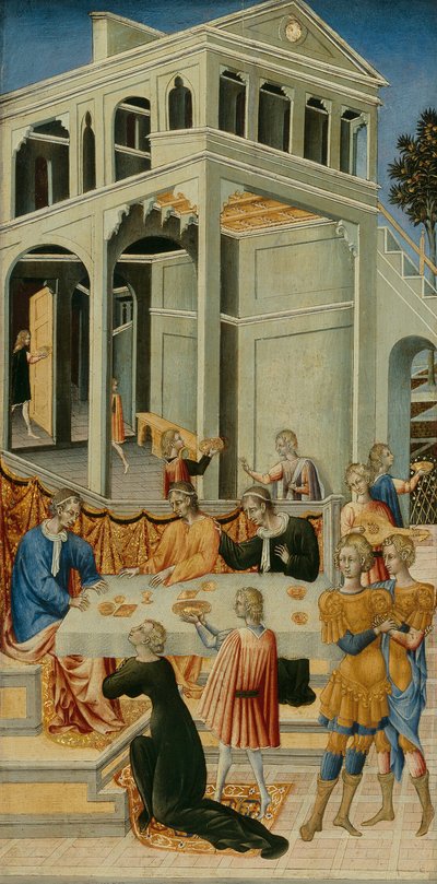 Salomè chiede a Erode la testa di san Giovanni Battista da Giovanni di Paolo