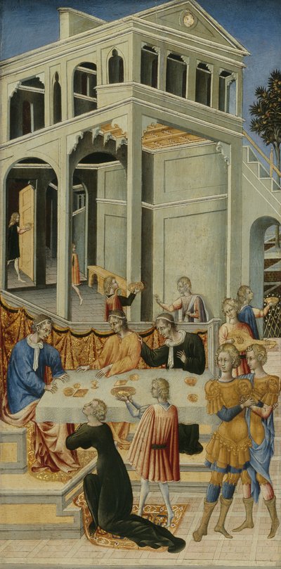 Salomè chiede a Erode la testa di San Giovanni Battista da Giovanni di Paolo