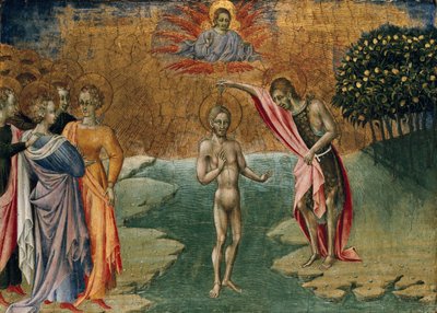 Il battesimo di Cristo da Giovanni di Paolo