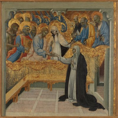 Il matrimonio mistico di Santa Caterina da Siena da Giovanni di Paolo