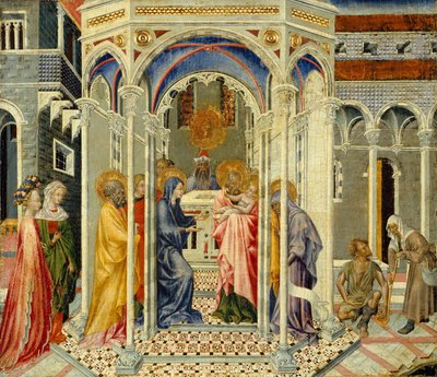 La Presentazione di Cristo al Tempio da Giovanni di Paolo