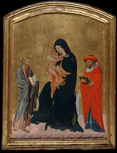 Vergine con Bambino e santi Girolamo e Bartolomeo da Giovanni di Paolo