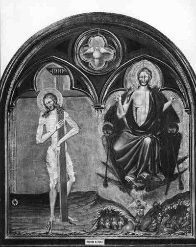 Cristo Sofferente e Cristo Trionfante da Giovanni di Paolo di Grazia