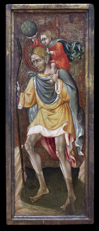 San Cristoforo che porta Gesù Cristo sulle spalle da Giovanni di Paolo di Grazia