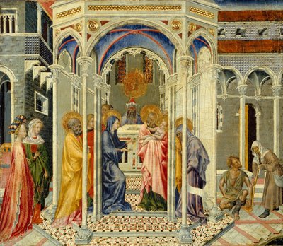 La presentazione di Cristo al Tempio, c.1435 da Giovanni di Paolo di Grazia