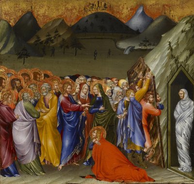 La resurrezione di Lazzaro, 1426 da Giovanni di Paolo di Grazia