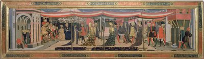 Frontal dal Cassone Adimari che raffigura una scena di matrimonio davanti al Battistero, c.1450 da Giovanni di Ser Giovanni