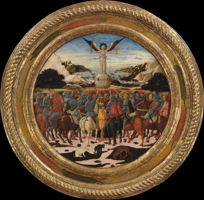 Trionfo della Fama, un piatto di nascita di Lorenzo il Magnifico, c.1449 da Giovanni di Ser Giovanni Scheggia