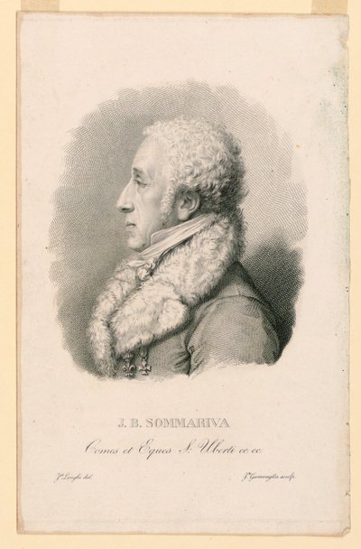 Ritratto di J. B. Sommariva (1760-1826) da Giovita Garavaglia