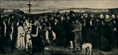 Funerale a Ornans, c1850, 1935 da Giraudon
