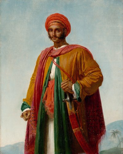 Studio per Ritratto di un indiano, ca. 1807 da Girodet de Roucy Trioson
