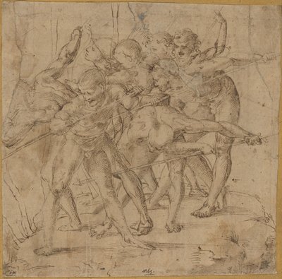 Scena di battaglia da Girolamo Genga