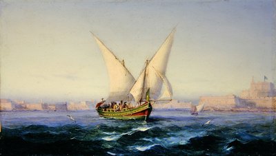 Fuori dal porto di Valetta da Girolamo Gianni