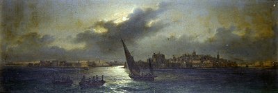 Vista da Malta - fuori dal porto da Girolamo Gianni