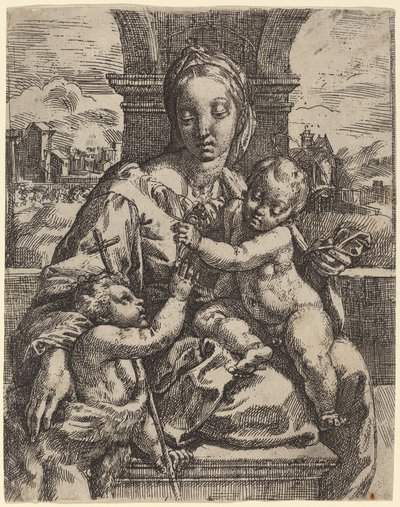 Madonna Aldobrandini da Girolamo Imperiale I after Raphael