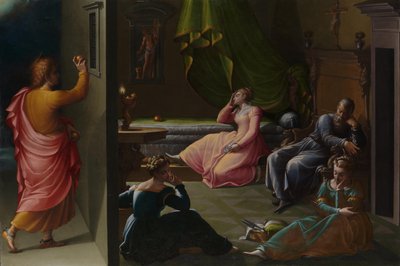 La carità di San Nicola di Bari, ca 1555 da Girolamo Macchietti