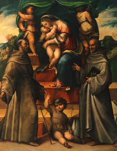Madonna con Bambino e Santi, di Girolamo Marchesi da Cotignola da Girolamo Marchesi da Cotignola