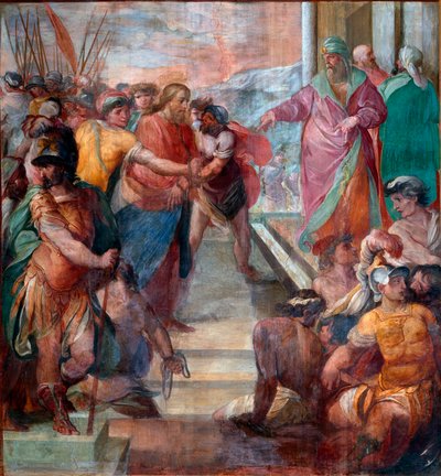 Cristo è condotto davanti a Caifa (dettaglio) da Girolamo Massel