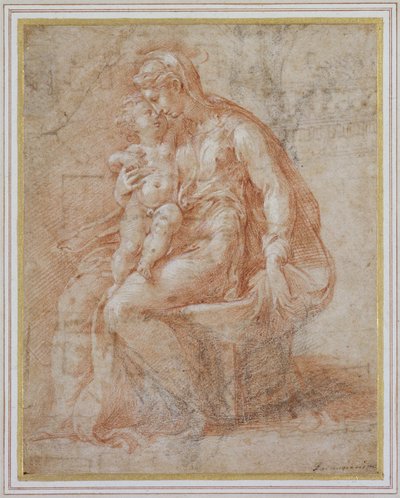 La Madonna col Bambino da Girolamo Mazzola Bedoli