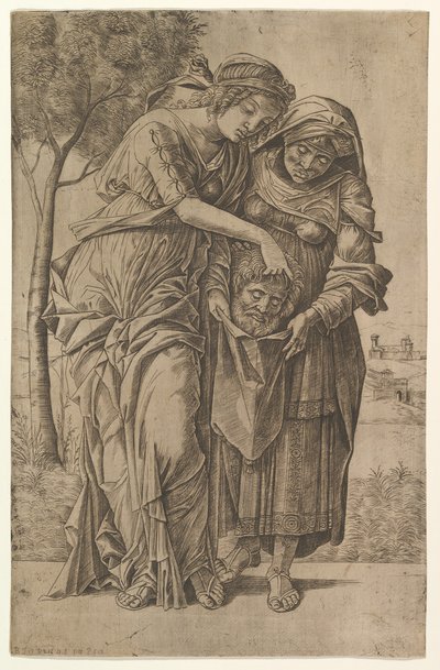 Giuditta e la sua ancella con la testa di Oloferne da Girolamo Mocetto