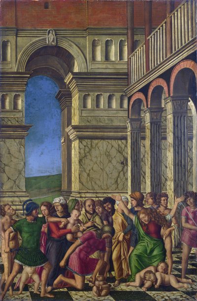 Il massacro degli innocenti. Dipinto di Girolamo Mocetto, ca 1510-1520 da Girolamo Mocetto