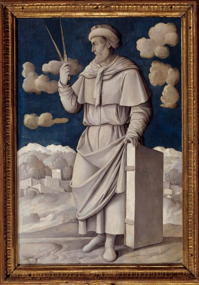 Ritratto a figura intera di Euclide da Girolamo Mocetto
