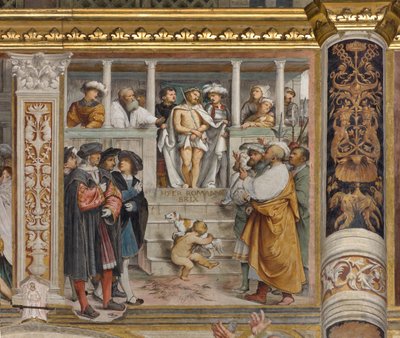 Navata Centrale, Quarta Campata Sud, Ecce Homo, Girolamo Romanino da Girolamo Romanino
