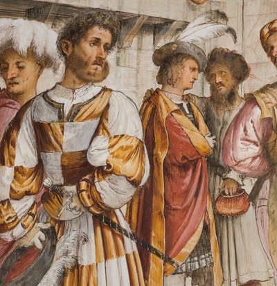 Navata centrale, Quinta campata sud, Cristo davanti a Pilato, Girolamo Romanino da Girolamo Romanino