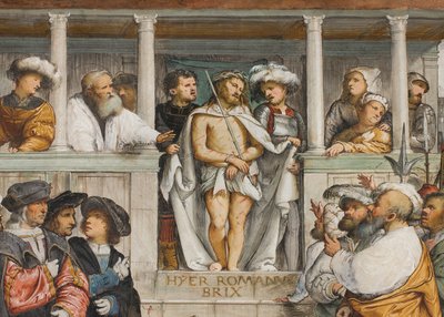 Navata centrale, Quarta campata sud, Ecce Homo, Girolamo Romanino da Girolamo Romanino