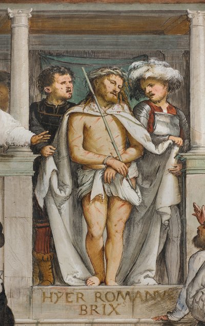 Navata Centrale, Quarto arco sud, Ecce Homo, Girolamo Romanino da Girolamo Romanino