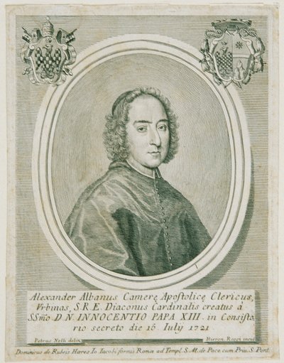 Cardinale Alessandro Albani da Girolamo Rossi