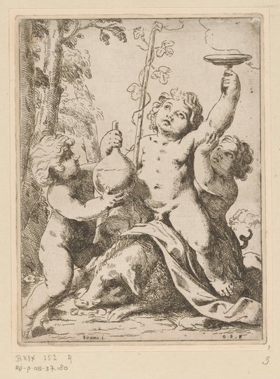 Baccanale con tre giovani da Girolamo Scarselli