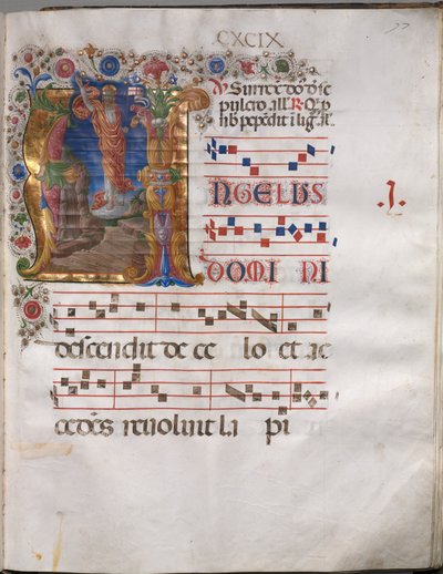 Antifonario, c. 1470-1480 da Girolamo da Cremona