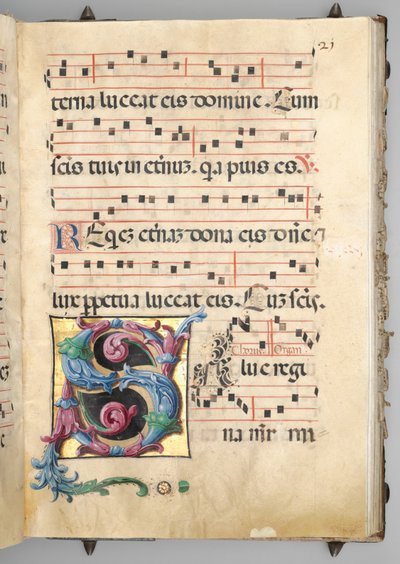 Graduale, c. 1520 da Girolamo dai Libri