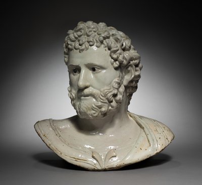 Busto di un eroe o imperatore classico da Girolamo della Robbia