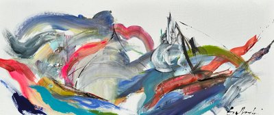 Combattere gli elementi (pittura) da Gisela Gaffoglio